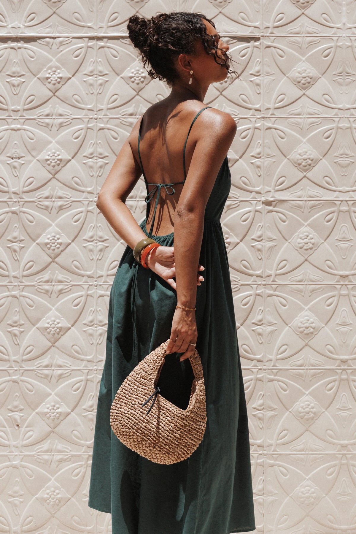 Savannah Maxi Dress - Forest Green